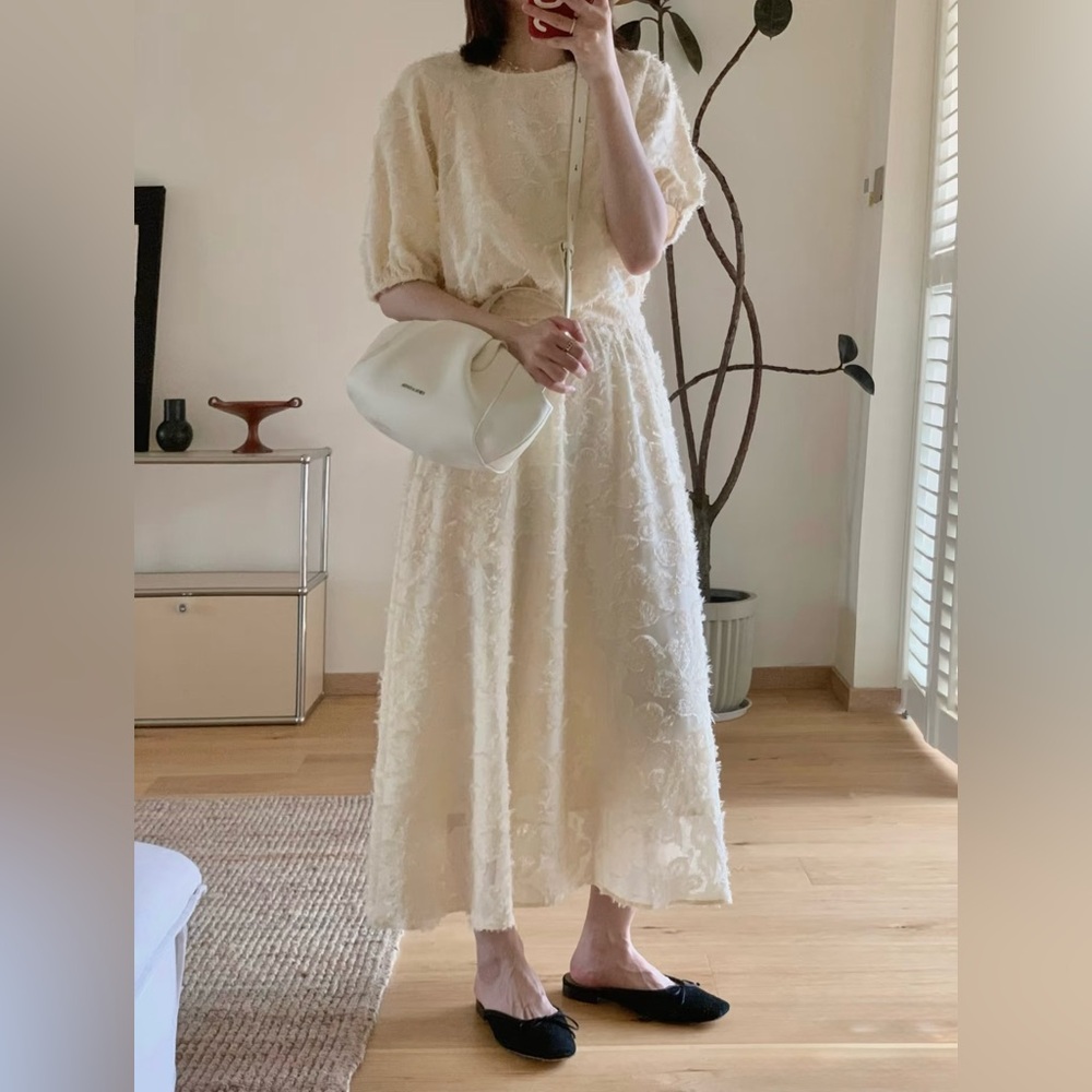 Cute skirt and top set